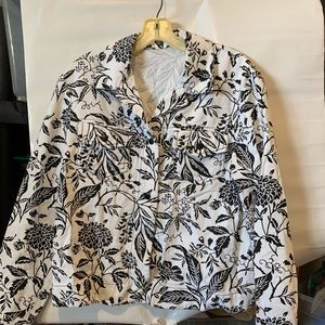 Black and white beautiful jacket